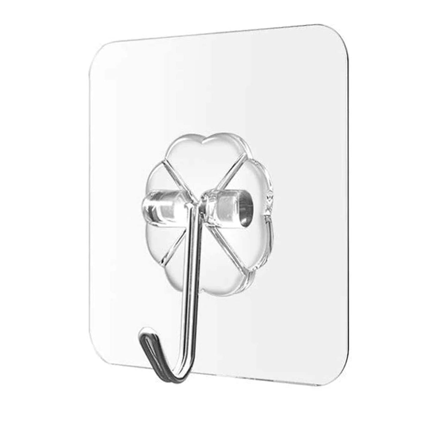 Self Adhesive Wall Hanging Hooks - No Drill, No Damage, Just Hang (30 Hook)