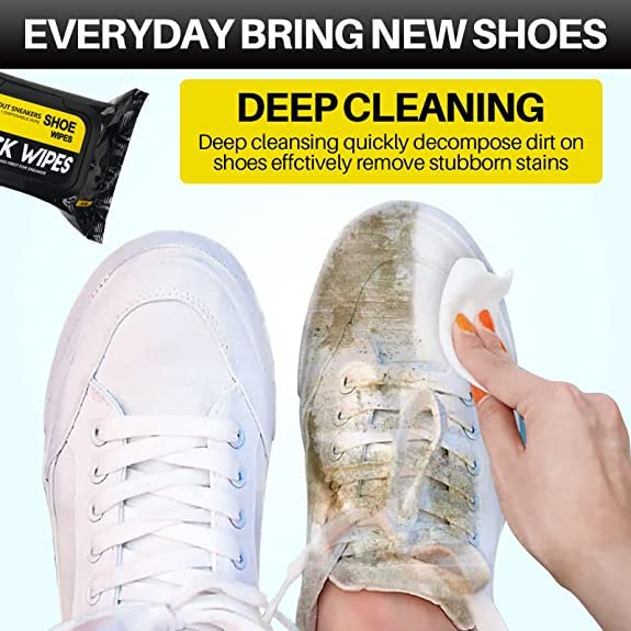 Instant Shoe Cleaning Wipes (2 Pcs) - 160 Wipes