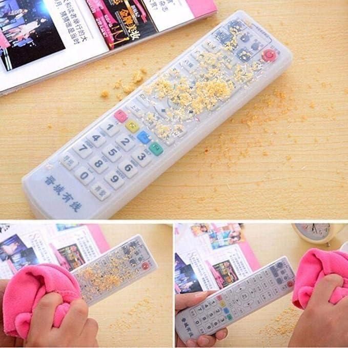 DustProof & WaterProof Transparent Silicone Remote Cover (3 Pcs)