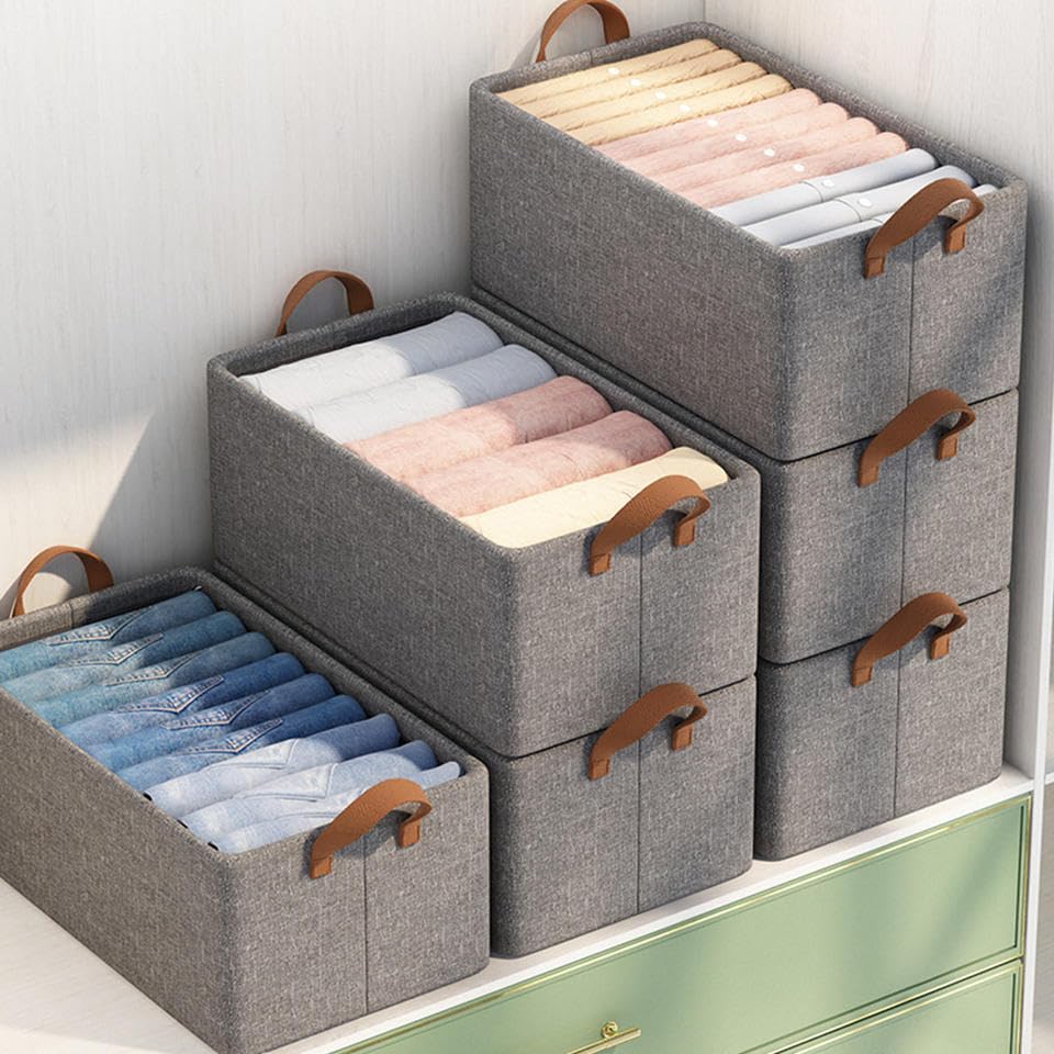Stainless Steel Frame Foldable Cloth Storage Basket (Buy 2 Get 2 Free)
