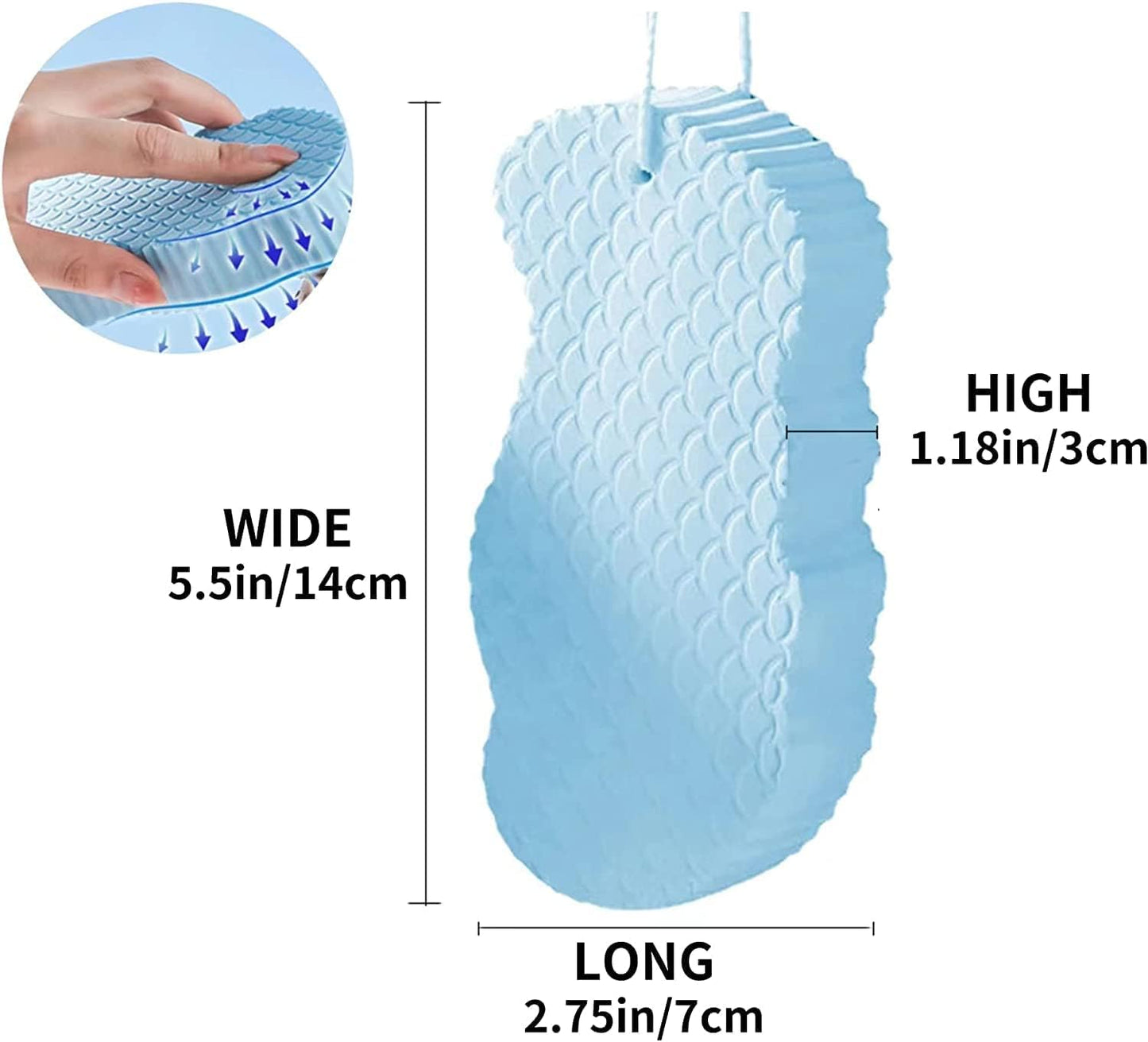 Bath Scrubber Sponge ( Buy 1 Get 1 Free )