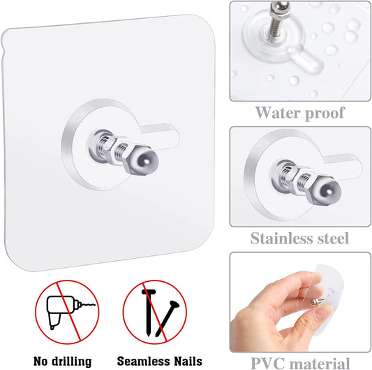 No Drill Useful Wall Screw Hook (Pack of 30)