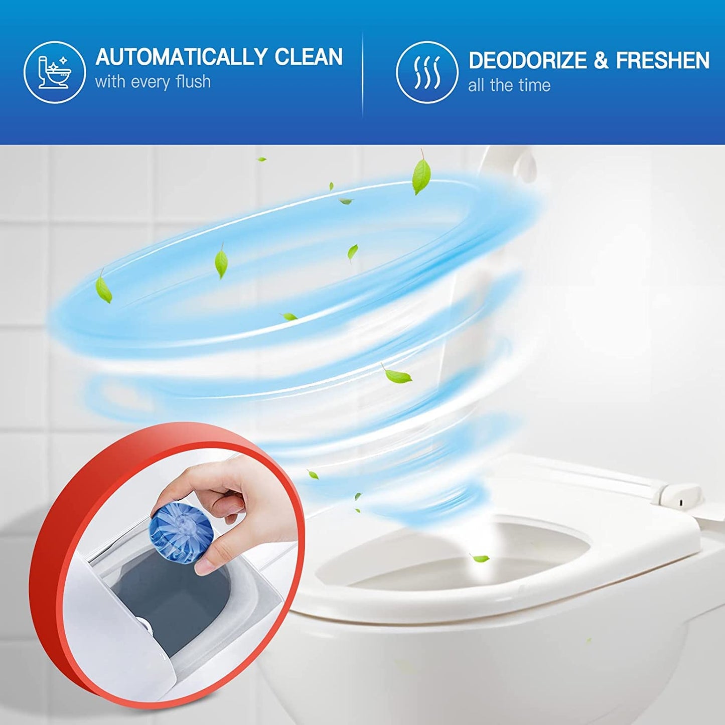 Automatic Toilet Bowl Cleaning Tablets