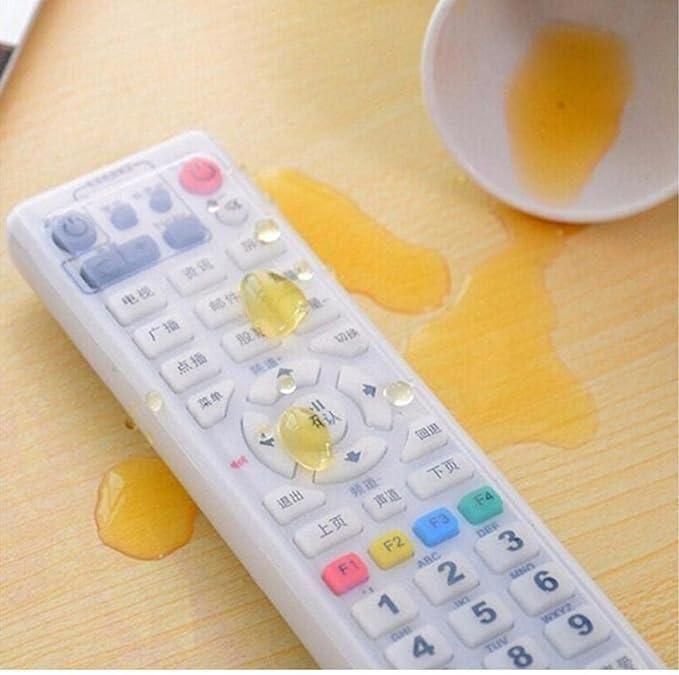 DustProof & WaterProof Transparent Silicone Remote Cover (3 Pcs)