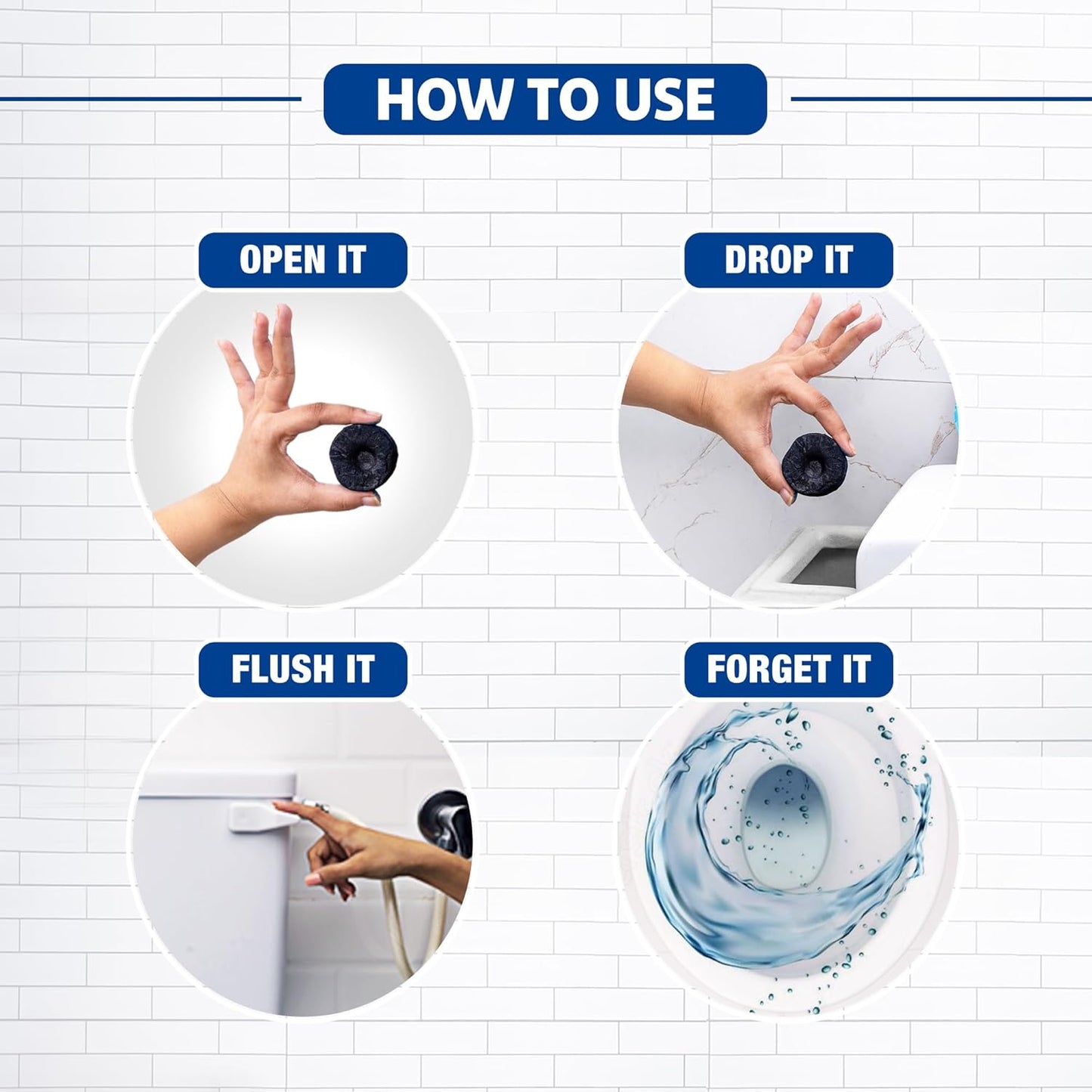 Automatic Toilet Bowl Cleaning Tablets