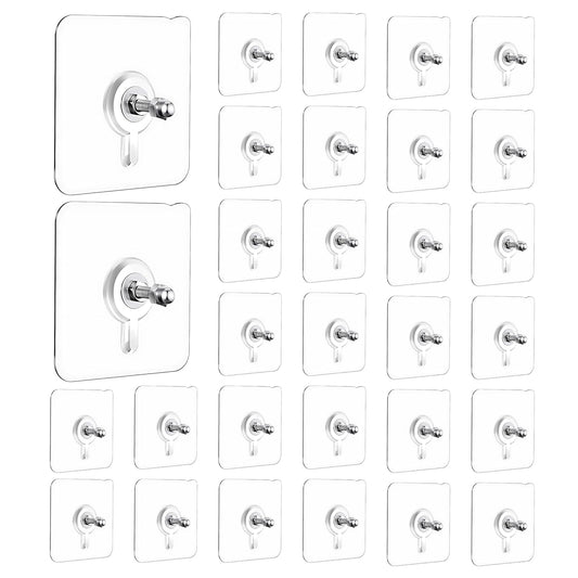 No Drill Useful Wall Screw Hook (Pack of 30)