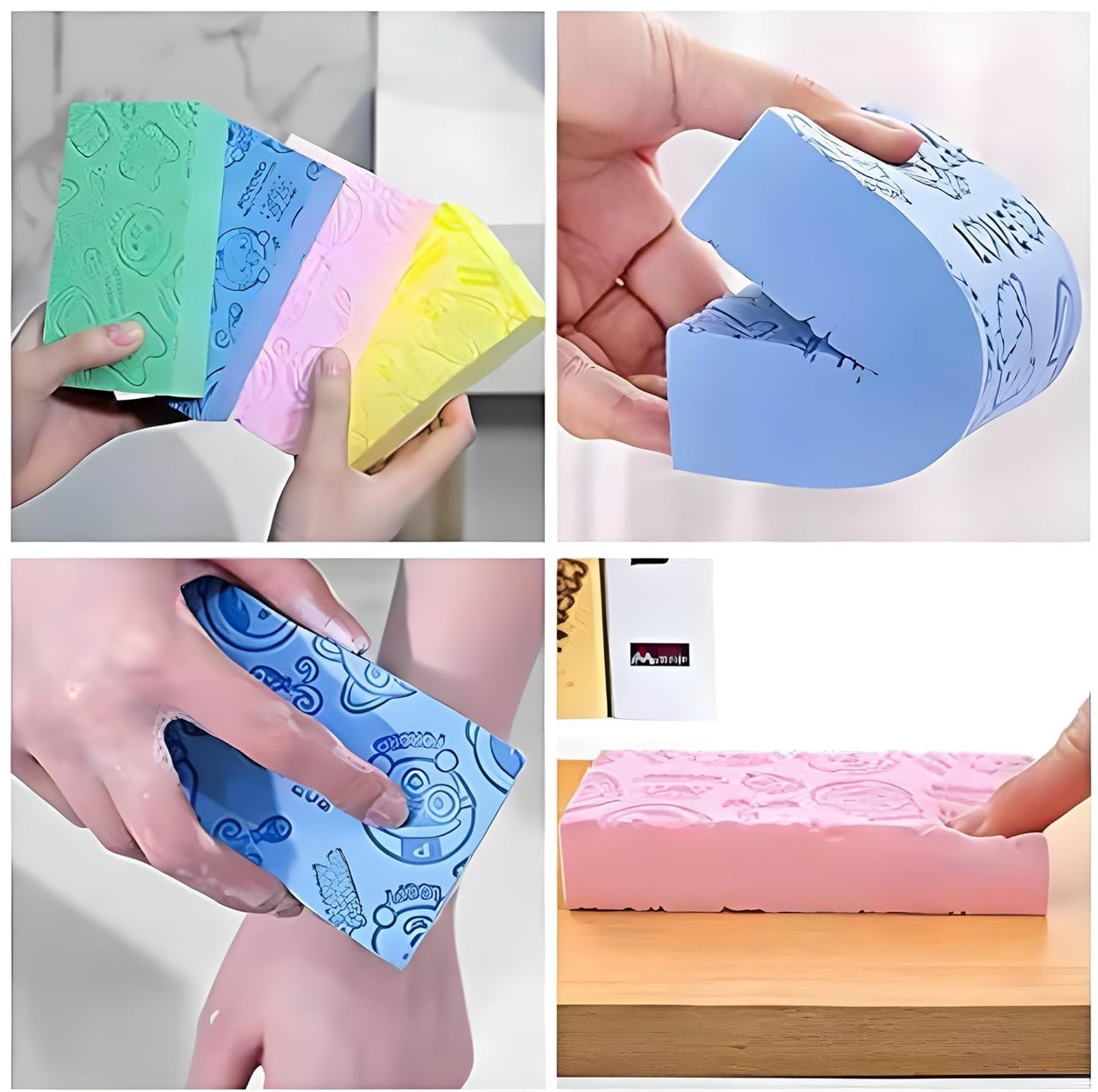 Bath Scrubber Sponge ( Buy 1 Get 1 Free )