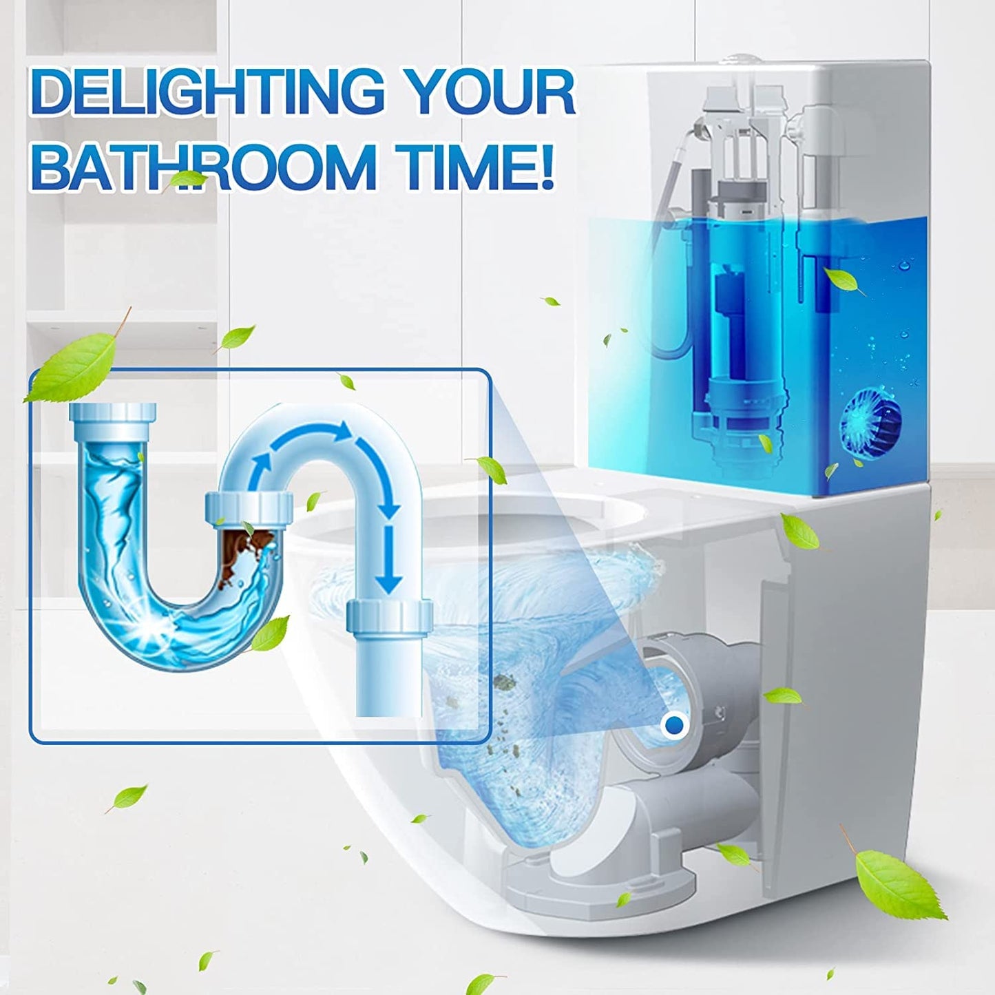 Automatic Toilet Bowl Cleaning Tablets