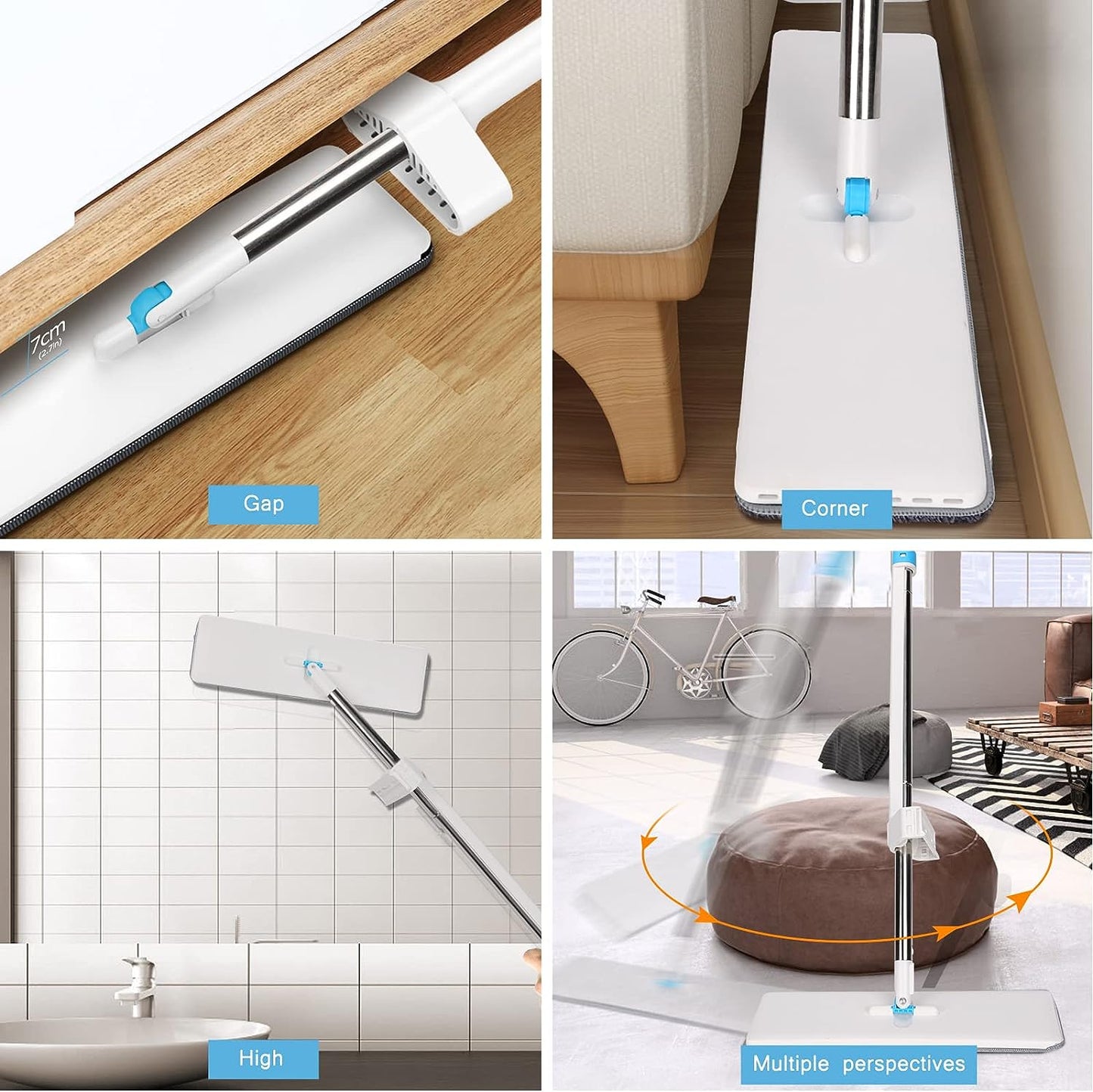 360° Self Cleaning Mop For Floor Cleaning