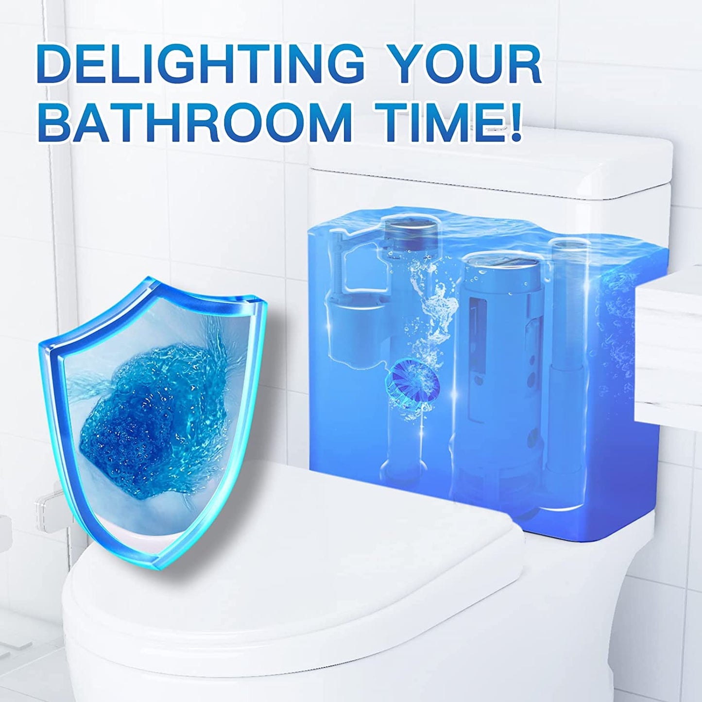 Automatic Toilet Bowl Cleaning Tablets
