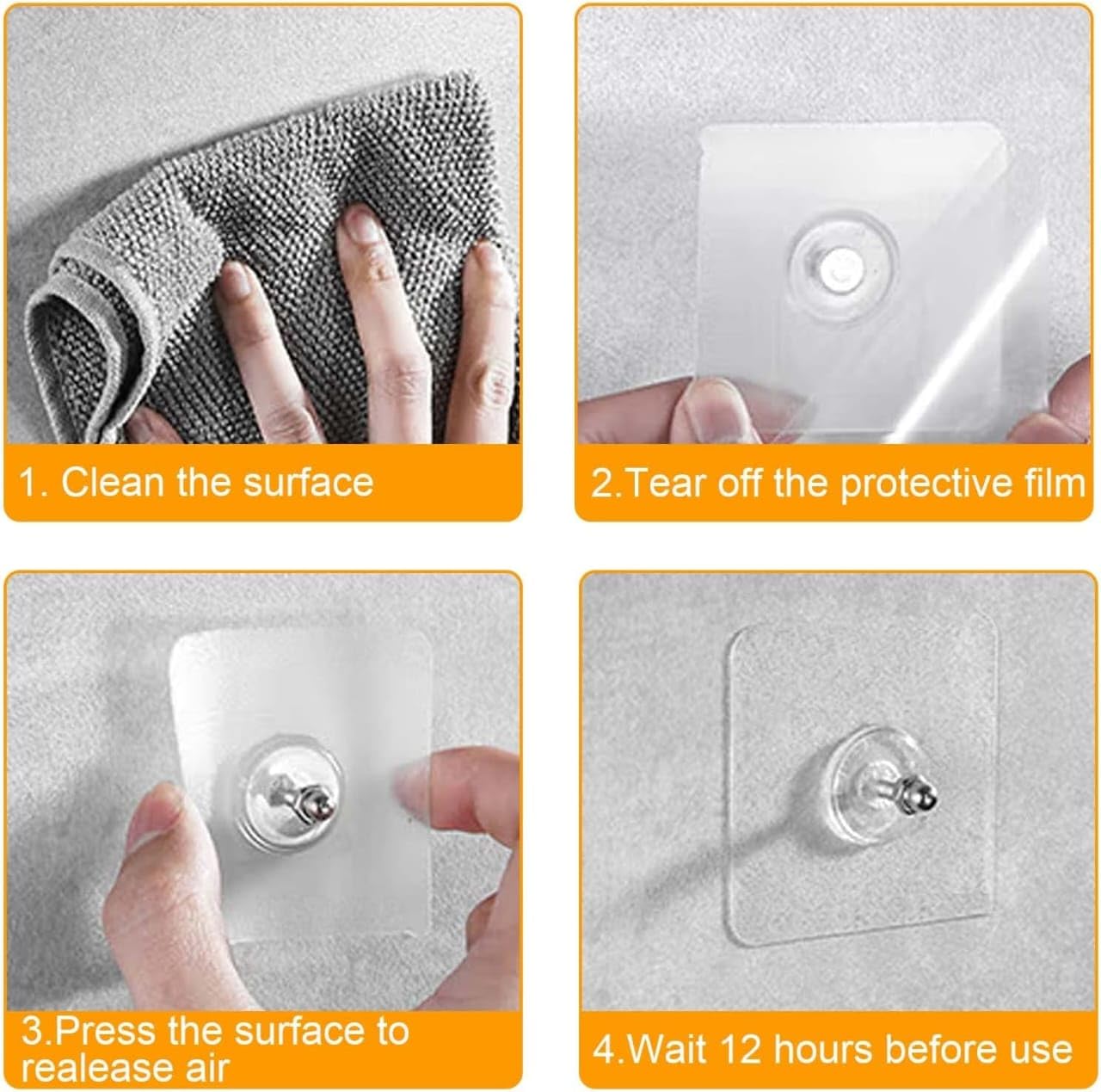 No Drill Useful Wall Screw Hook (Pack of 30)