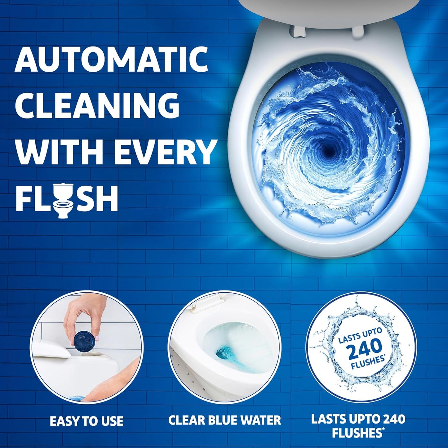 Automatic Toilet Bowl Cleaning Tablets
