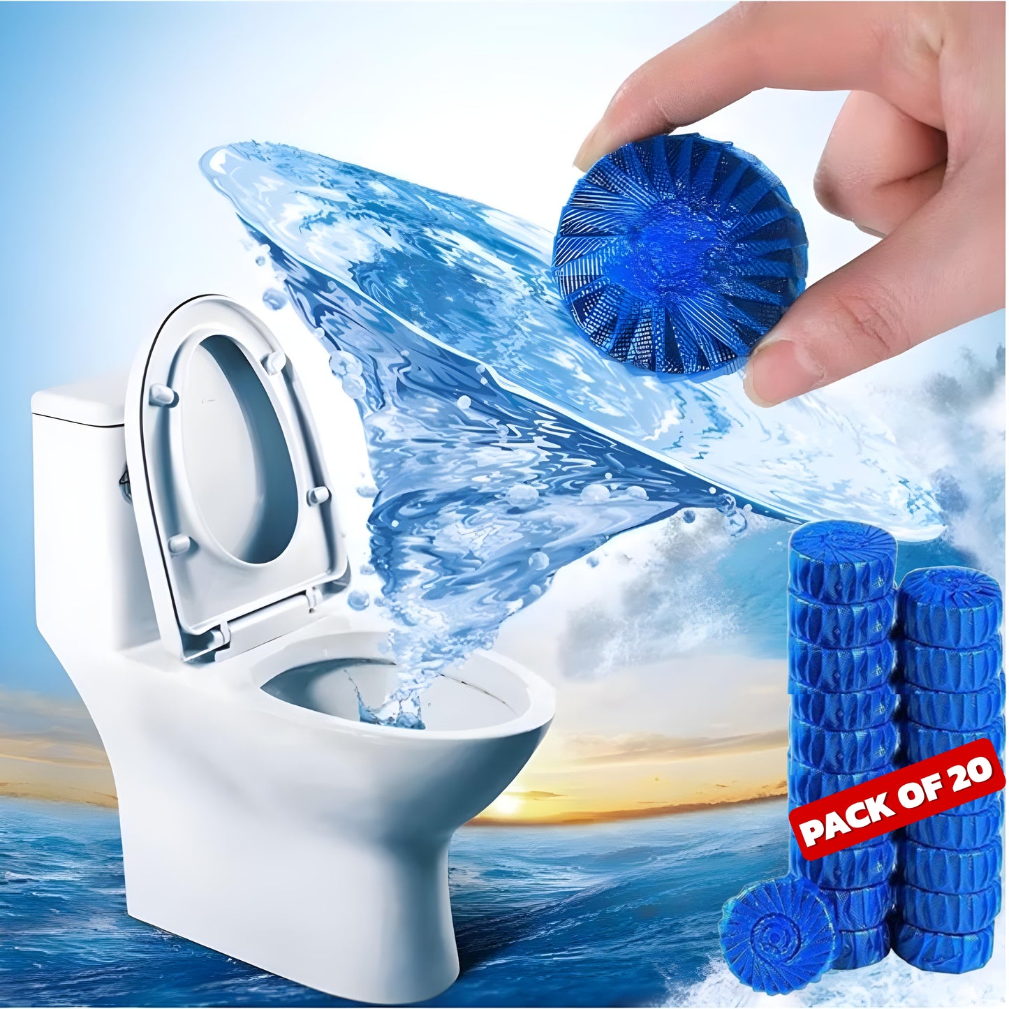 Automatic Toilet Bowl Cleaning Tablets