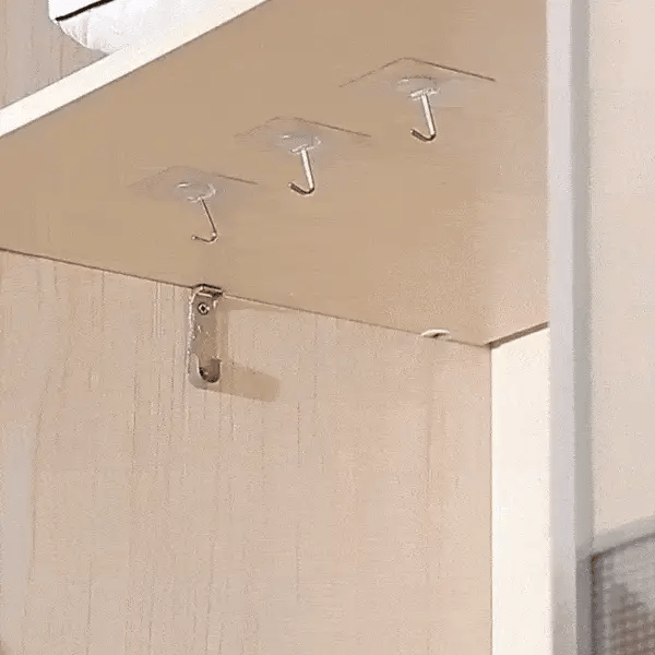 Self Adhesive Wall Hanging Hooks - No Drill, No Damage, Just Hang (30 Hook)