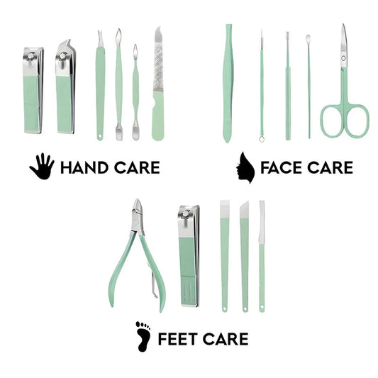 Exquisite Nail Clipper Set (16 Pcs)