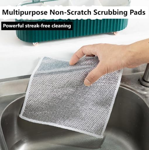 Non Scratch Dish Wash Cloths Pack of 14 (Buy 7 Get 7 Free)