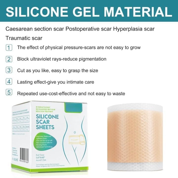 Painless Silicone Scar Removal Tape ( Buy 1 Get 1 Free )