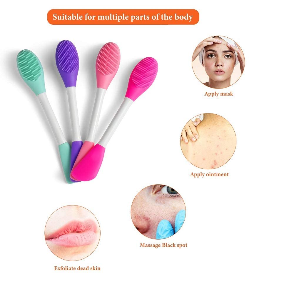 Soft Silicone Makeup Brush (Pack Of 5)