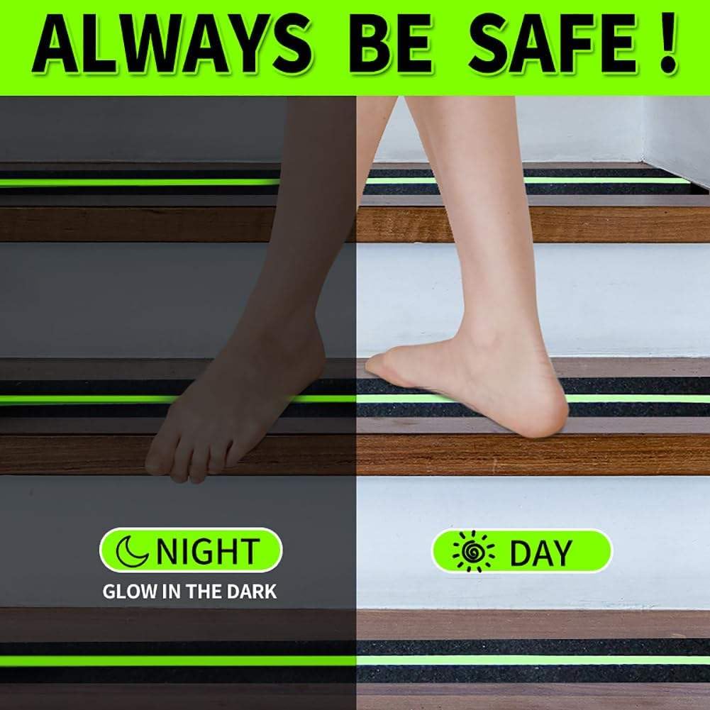 Anti Slip Stair Tape With (Night Light) - 5 Meter x 5 CM