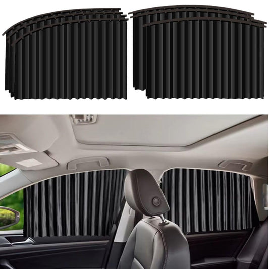 4 Pcs Universal Magnetic Car Window Curtains