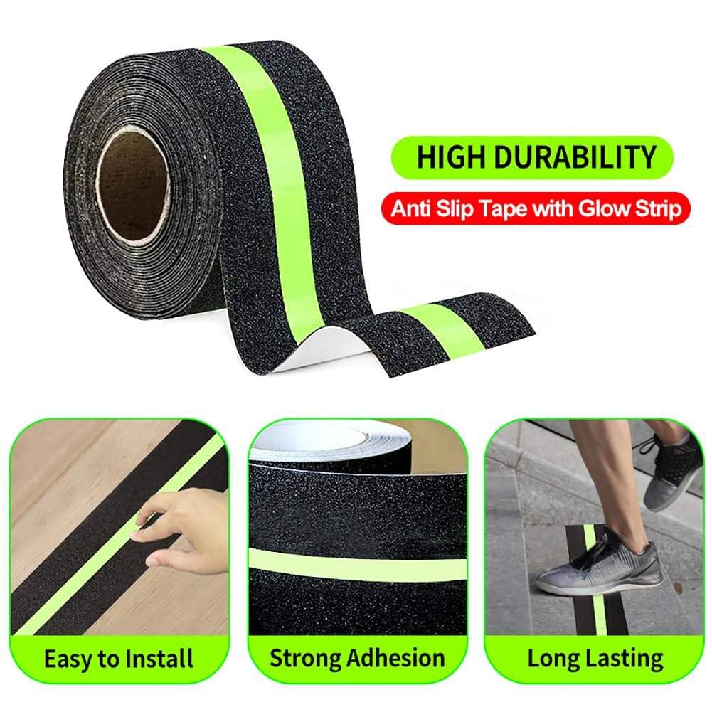 Anti Slip Stair Tape With (Night Light) - 5 Meter x 5 CM