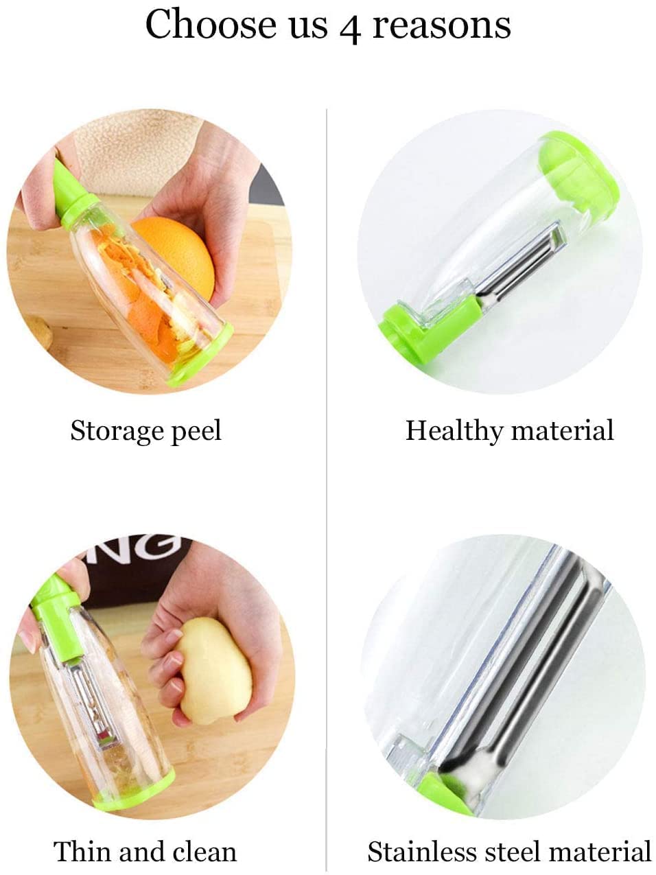 Vegetables / Fruits Peeler With Storage Container