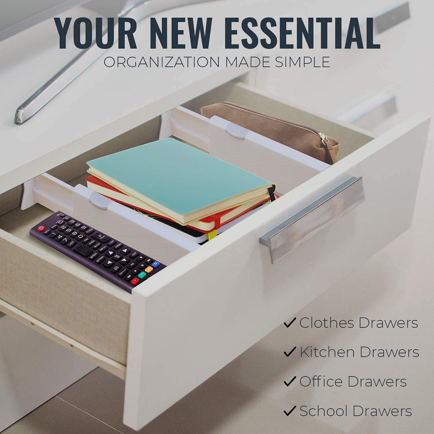 Adjustable Drawer Divider For Organizer