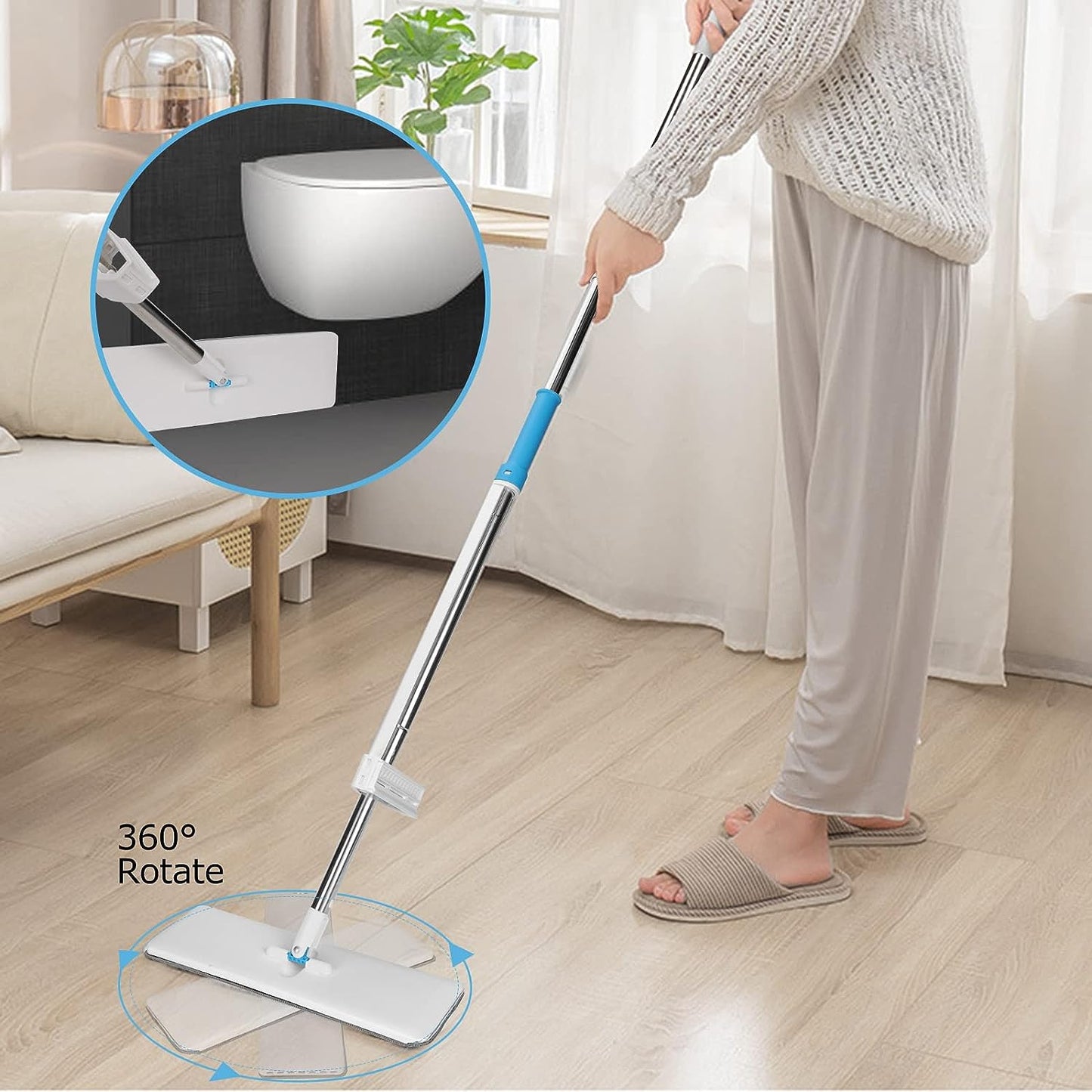 360° Self Cleaning Mop For Floor Cleaning