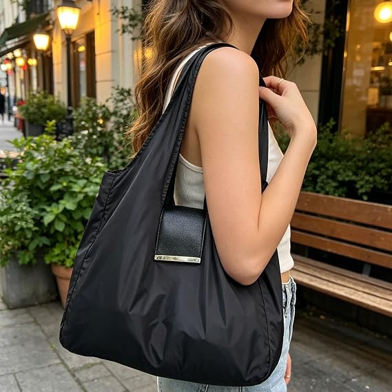 Foldable Keychain Shopping Tote Bag