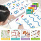 64 Pages Reusable Tracing Line Book For Improve Kids Hand Writing