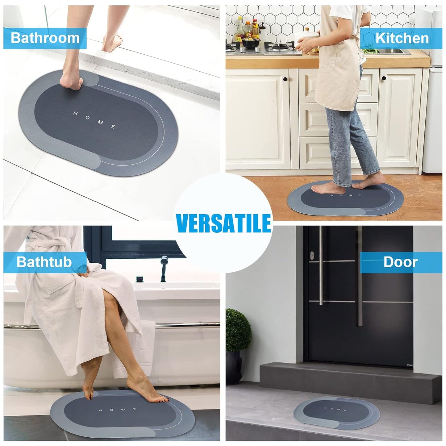 Non-Sleep Water Absorbing Bathroom Mat (Buy 1 Get 1 Free)