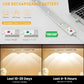 Wireless Rechargeable Motion Sensor LED Light - 3 Light Color (40 Cm)