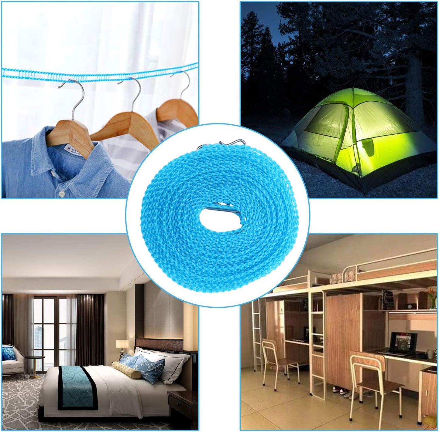 Cloth Drying Rope - 5 Meter Long (Buy 3 Get 3 Free)