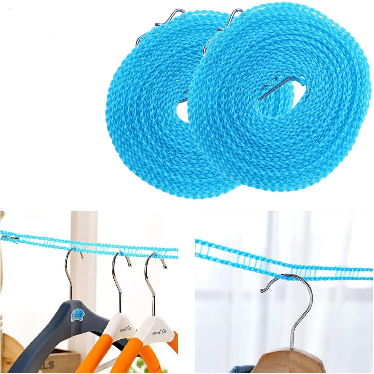 Cloth Drying Rope - 5 Meter Long (Buy 3 Get 3 Free)
