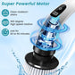 Electric Spin Scrubber with 9 Brush Heads – 400RPM Power Cleaning Brush for Bathroom, Kitchen, Glass & Car