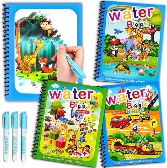 Water Coloring Drawing Books for Kids (Set Of 3/5)