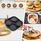 4 Slot Non-Stick Frying Pan For Egg & Pancake