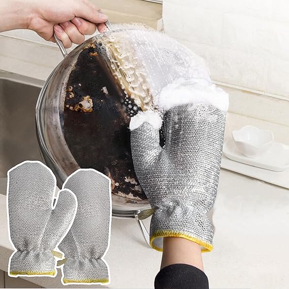 Waterproof Wire Dishwashing Gloves