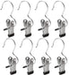 Stainless Steel Multipurpose Clothe Hanging Hook Clips (Pack of 8)