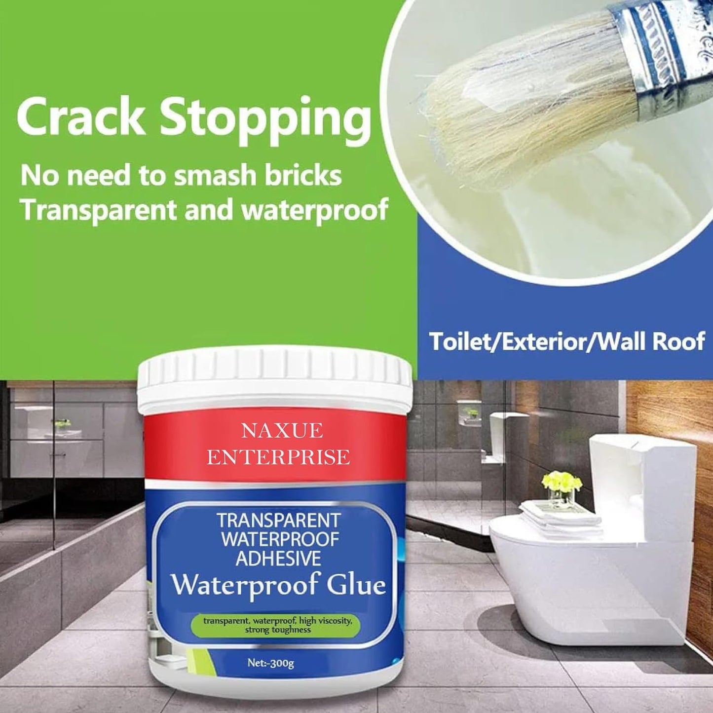 Crack Seal Agent - Solution for Surface Repairs (300 Gram) - Buy 1 Get 1 Free