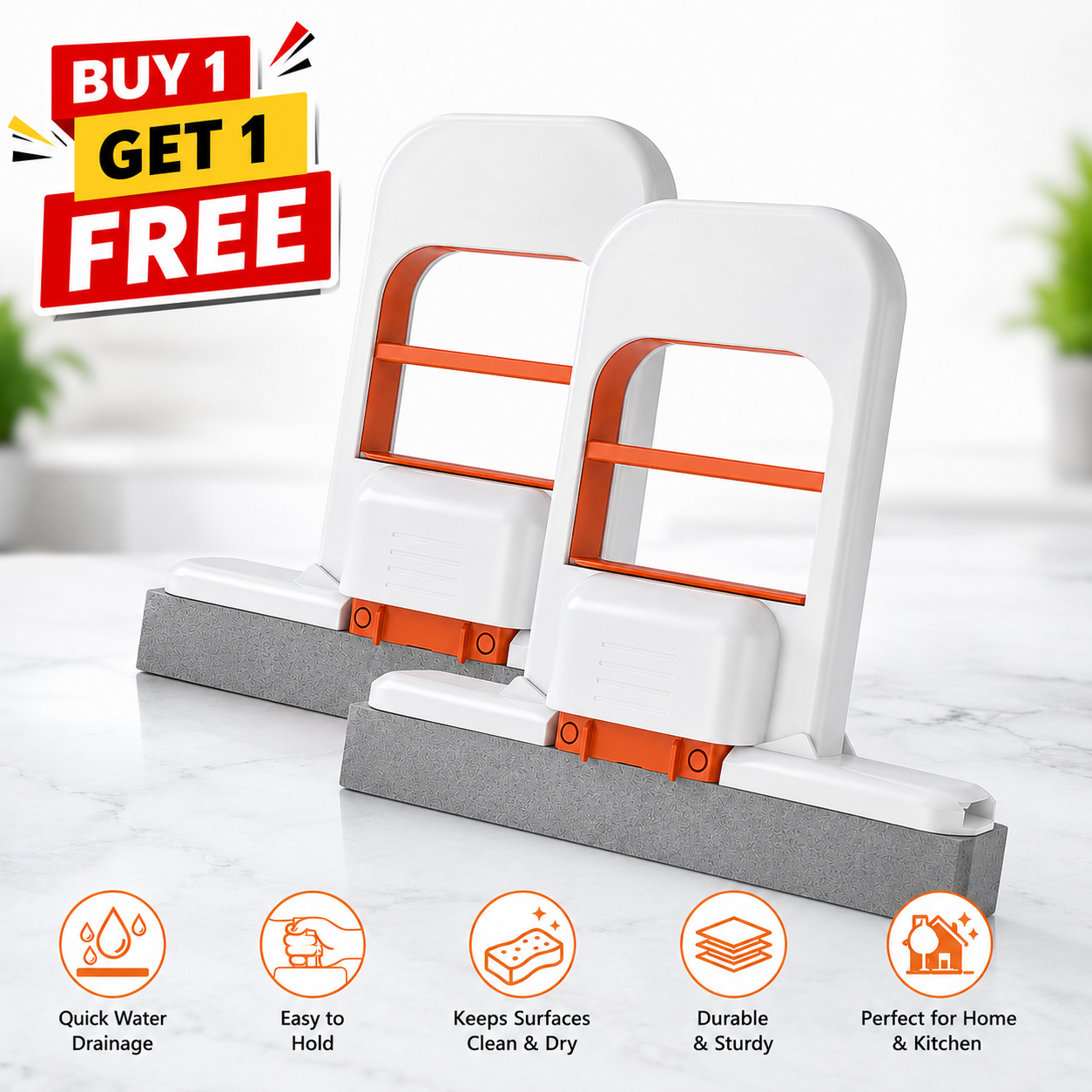 Mini Portable Self-Squeeze Hand Mop ( Buy 1 Get 1 Free )