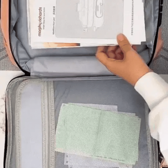 Waterproof Document Organizer Bag With Lock