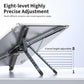 Aluminium Foldable & Adjustable Laptop Stand With Magnetic Phone Tablet Holder (New Design)