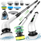 Electric Spin Scrubber with 9 Brush Heads – 400RPM Power Cleaning Brush for Bathroom, Kitchen, Glass & Car