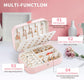 Jewellery Organizer Box (White/Pink)