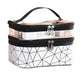 Double Layer Travel Cosmetic Cases Make up Organizer