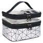 Double Layer Travel Cosmetic Cases Make up Organizer