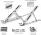 Adjustable & Portable Laptop Stand (Sturdy Aluminum Built)